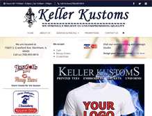 Tablet Screenshot of kellerkustoms.net